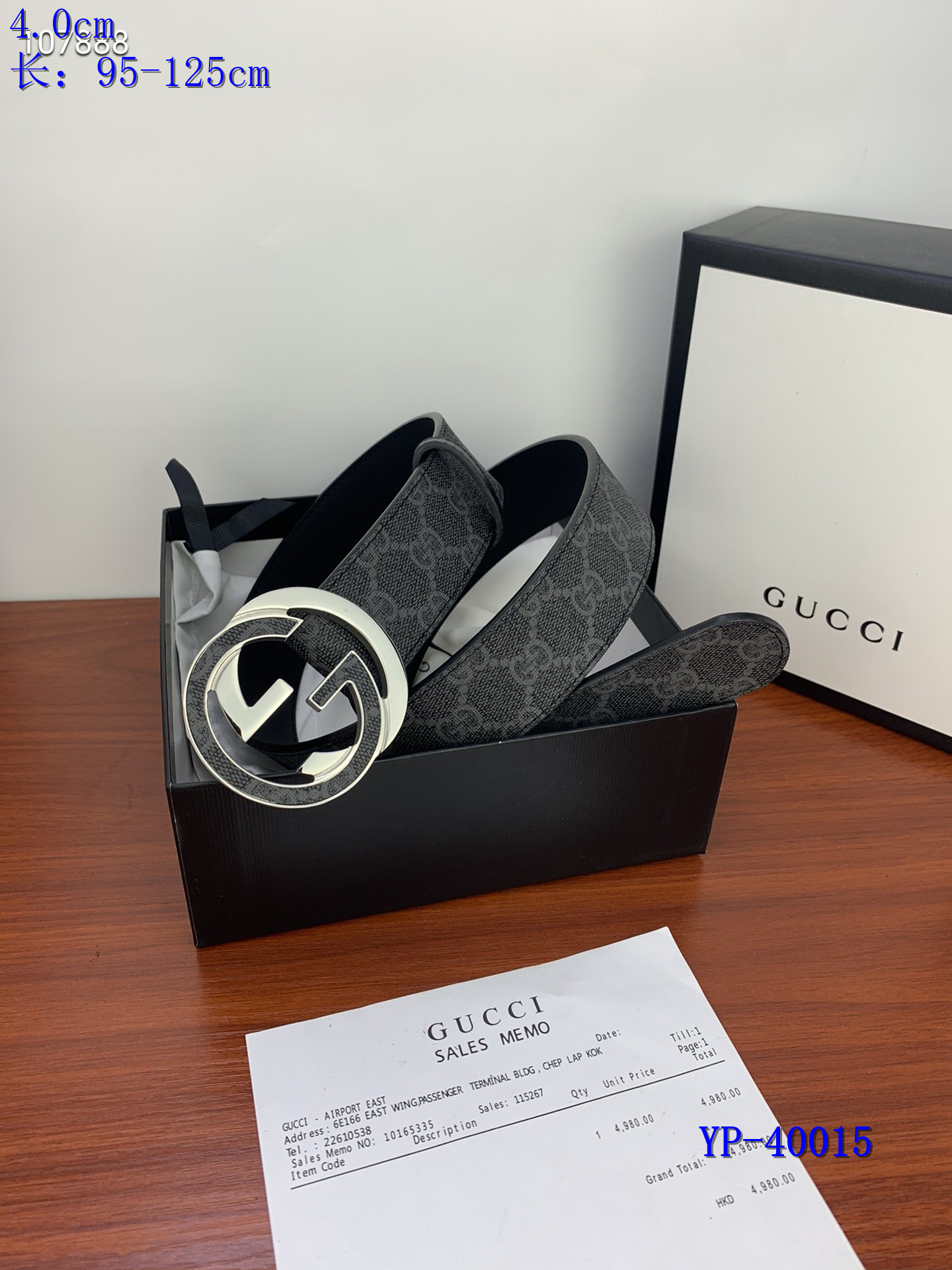 Gucci Belts 3.8CM Width 126